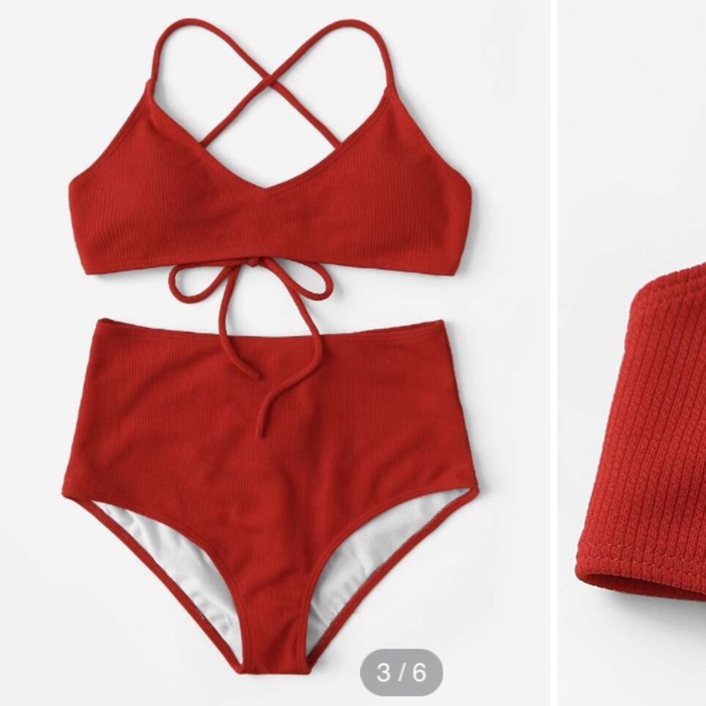Romwe high wasted bikini